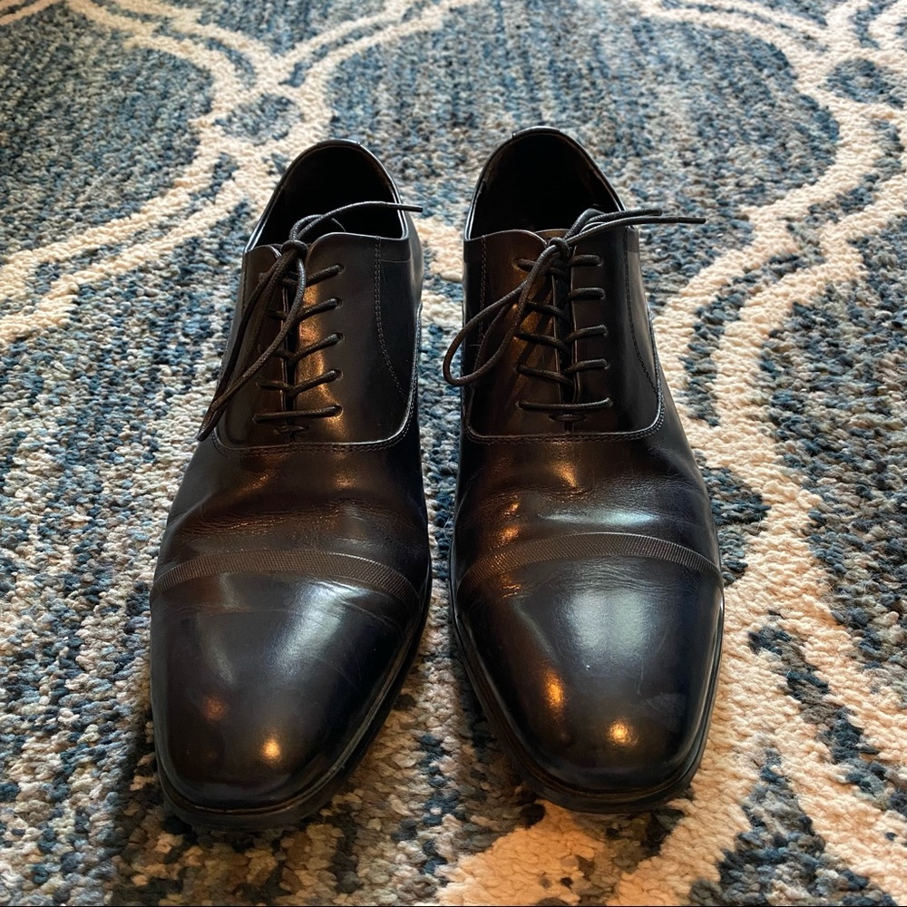 EUC Dark Blue Reaction Kenneth Cole Dress Shoes